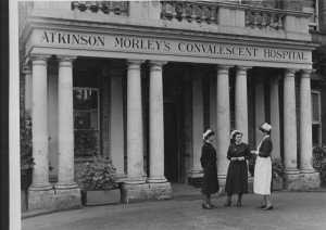 Photograph of the front of Atkinson-Morley Hospital