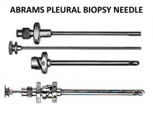 Photograph of an Abrams pleural biopsy needle